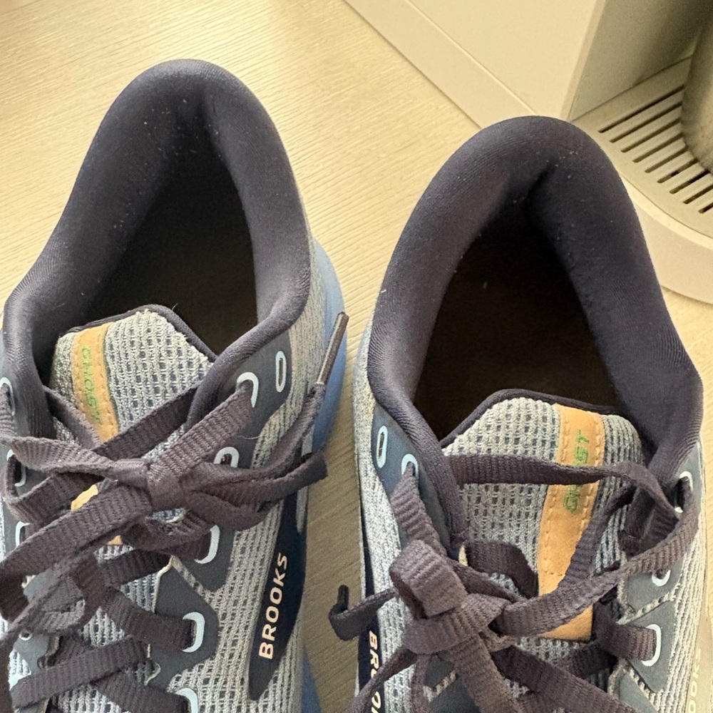 Brooks Ghost 15 Light Blue Athletic Sneakers 9.5 - Picture 6 of 8
